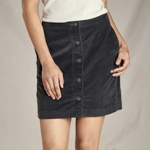 Toad & Co cord skirt